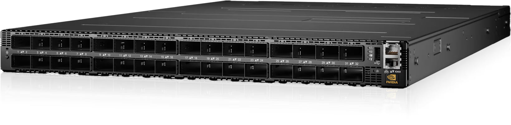 NVIDIA Quantum-2 QM9700 Switch Capacity 51.2 Tbps Ports 64x 400 Gb/s over 32 OSFP cages