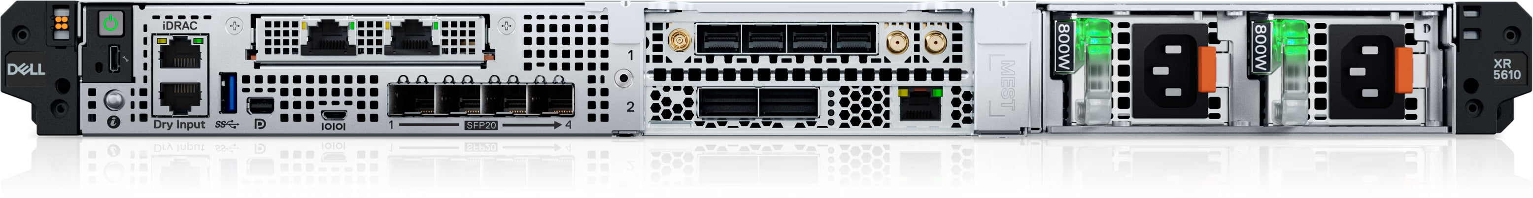 Dell PowerEdge XR5610 Rack Edge Server With 1x5th Generation Intel® Xeon® Scalable Processor