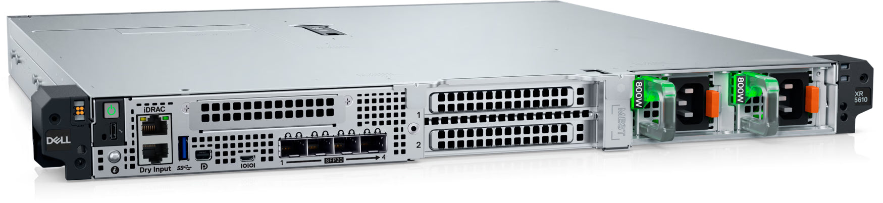 Dell PowerEdge XR5610 Rack Edge Server With 1x5th Generation Intel® Xeon® Scalable Processor