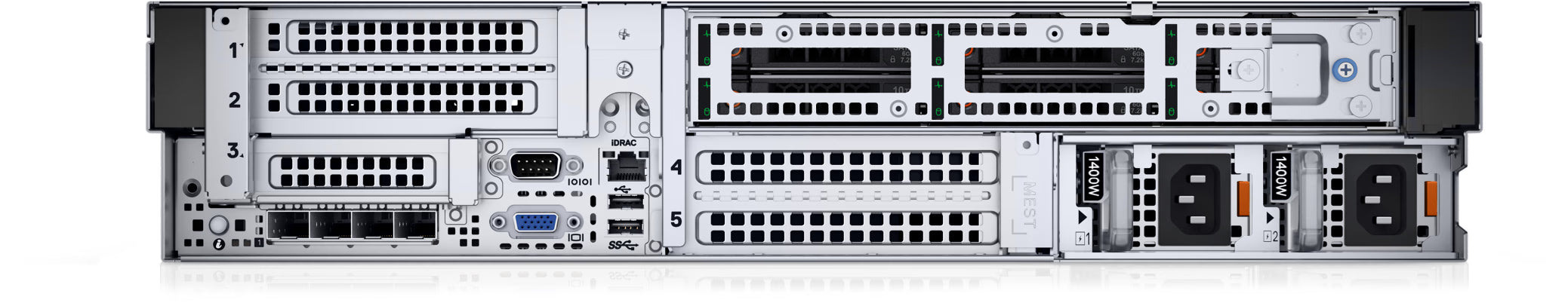 Dell PowerEdge XR12 Rack Edge Server With 1x3rd Generation Intel® Xeon® Scalable Processor