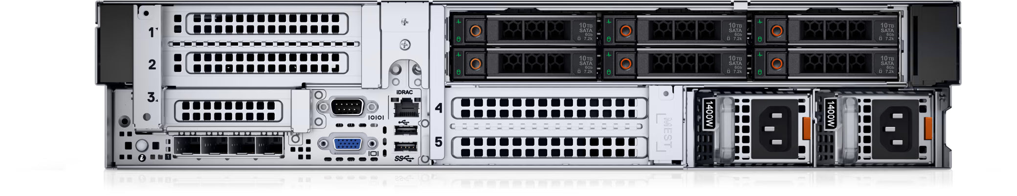 Dell PowerEdge XR12 Rack Edge Server With 1x3rd Generation Intel® Xeon® Scalable Processor