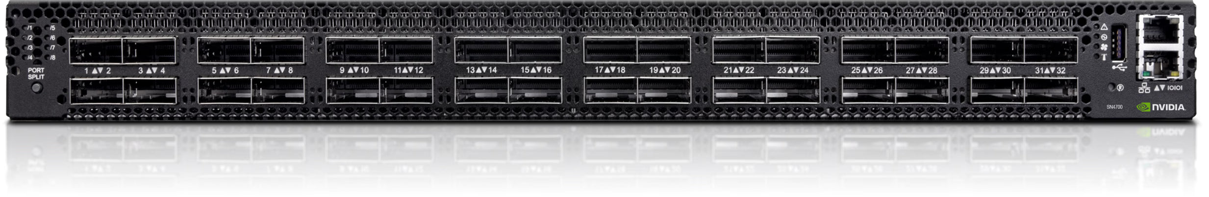 NVIDIA Spectrum SN4700 With 25.6 Tbps/32x400 GbE QSFP-DD ports